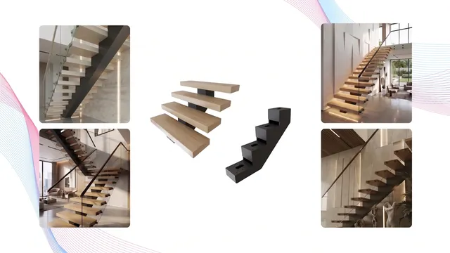 Minimalistic ARC floating stair beam configuration in Tampa