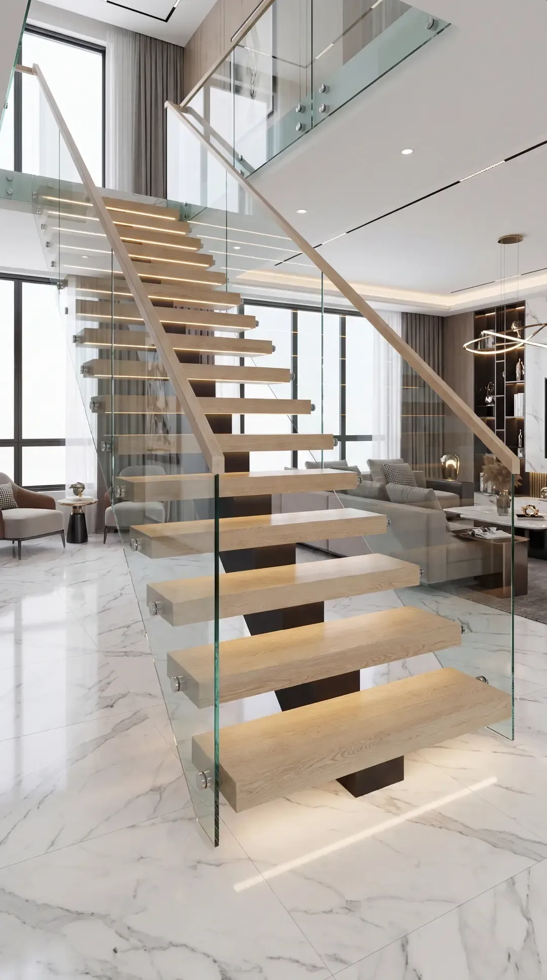 Glass Tread Cantilevered Systems in Tampa, FL