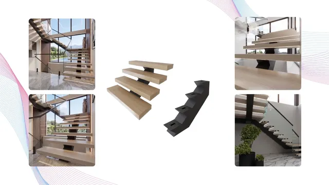 Tower ARC floating stair beam configuration in Tampa